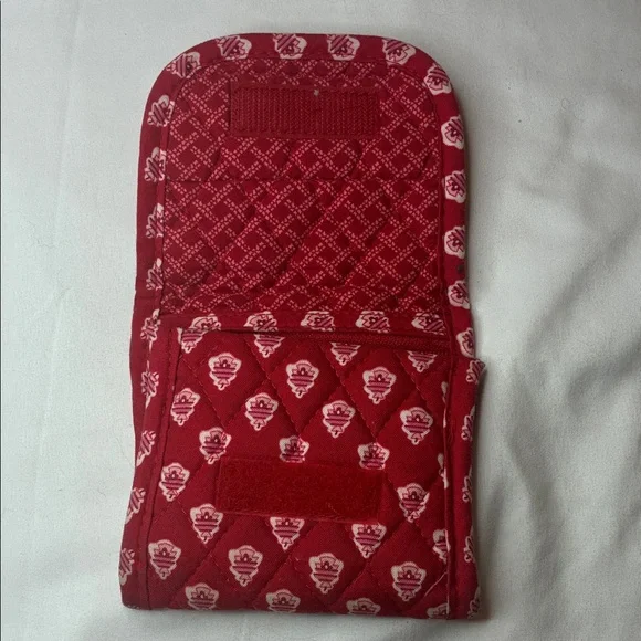 Vera Bradley Red Bandana Quilted Wallet - Picture 4 of 9